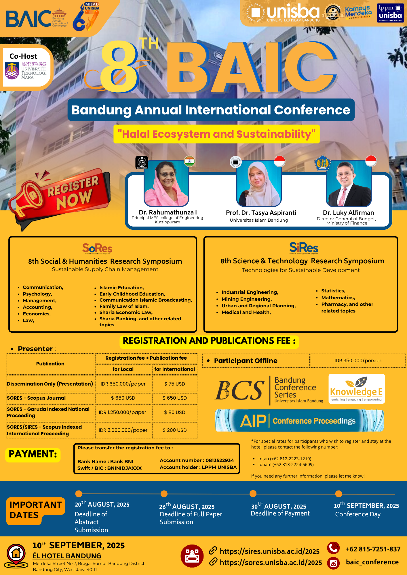 Bandung Annual International Conference (BAIC) 2025