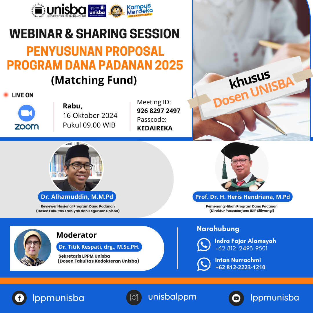 Webinar & Sharing Session Penyusunan Proposal Program Dana Padanan Tahun 2025