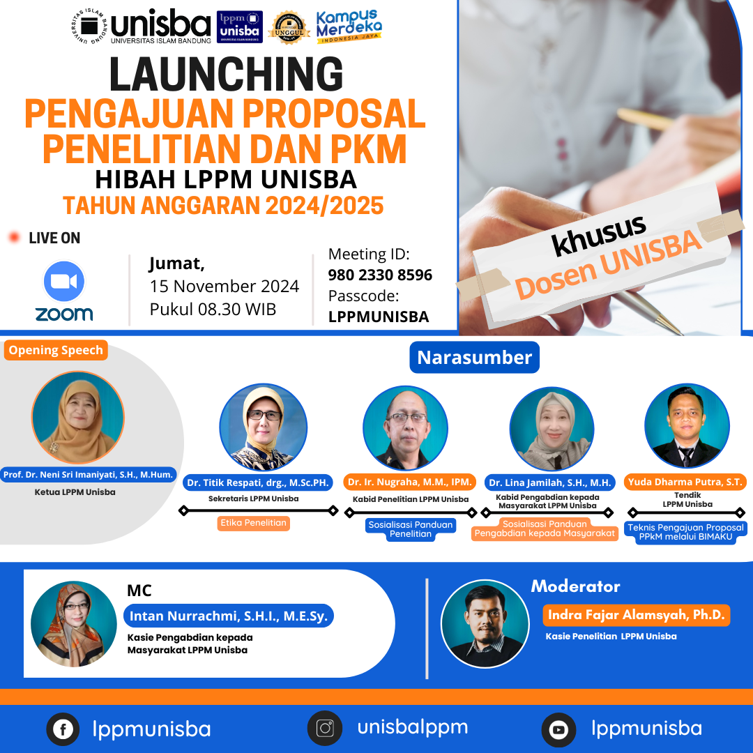 LAUNCHING PENGAJUAN PROPOSAL PPkM HIBAH LPPM TA 2024/2025