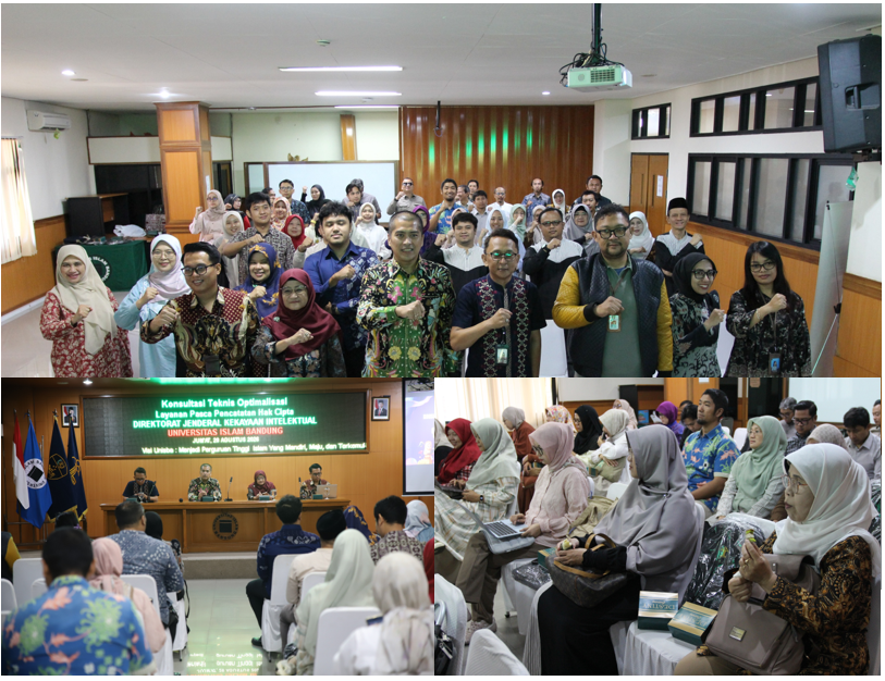 LPPM Unisba Bersama DJKI dan Kanwil Kementerian Hukum Jawa Barat Perkuat Tata Kelola Pasca Hak Cipta