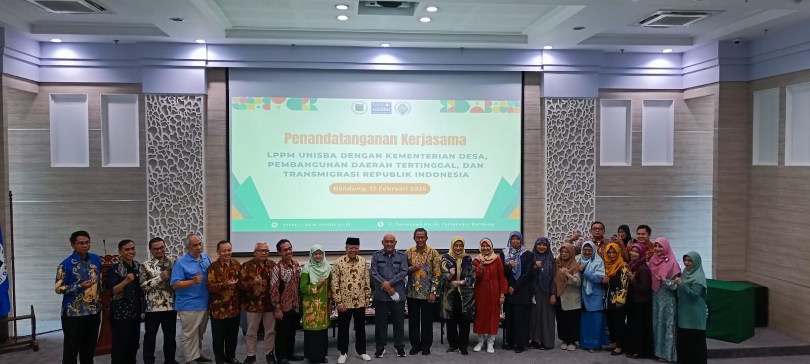 Penandatangan MOA dan FGD antara LPPM dengan Kementerian Desa, Pembangunan Daerah Tertinggal dan Transmigrasi Republik Indonesia