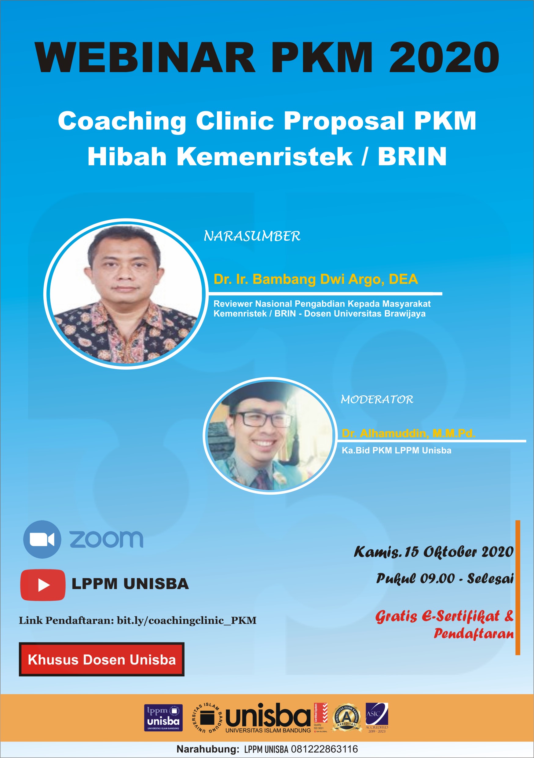 Coaching Clinic Proposal PKM HIbah Kemenristek/BRIN